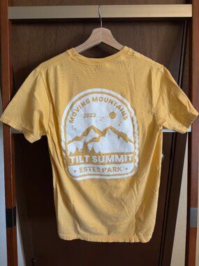 Estes Park Tilt Summit "Moving Mountains" Tee